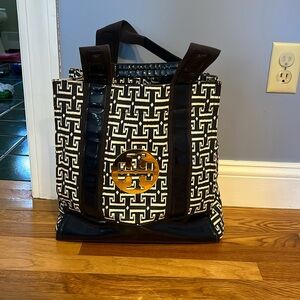 Tory Burch carry canvas bag